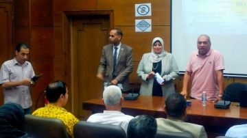 أعضاء لجان السلامة والصحة المهنية.. دورة تدريبية بجامعة بنها أعضاء لجان السلامة والصحة المهنية.. دورة تدريبية بجامعة بنها