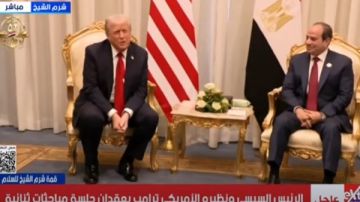 الرئيس السيسي: نتطلع لدعم الرئيس ترامب لمؤتمر إعادة الإعمار في غزة