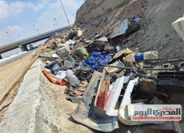 تحليل مخدرات لسائق التريلا المتسبب في حادث طريق مصر السويس (تفاصيل التحقيقات)