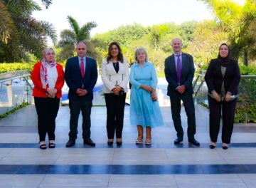 منال عوض تجتمع مع المنسق العام لخطة البحر المتوسط لمناقشة الترتيبات اللوجستية لمؤتمر إتفافية برشلونة cop24