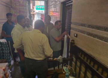 لمخالفة اشتراطات السلامة... تشميع مخزن مواد غذائية بساحل سليم بأسيوط