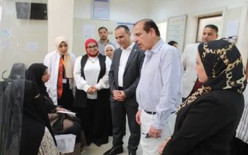 نائب وزير الصحة يتفقد منشآت بني سويف ويوجه بتصحيح الملاحظات خلال 30 يوما نائب وزير الصحة يتفقد منشآت بني سويف ويوجه بتصحيح الملاحظات خلال 30 يوما