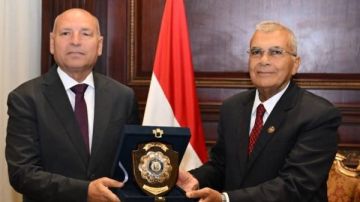 رئيس الشيوخ يستقبل محافظ القاهرة وكوكبة من رجال القضاء تفاصيل