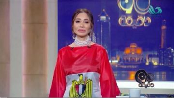 بسمة وهبة تشعل ستوديو 90 دقيقة احتفالا بقرب التأهل إلى المونديال