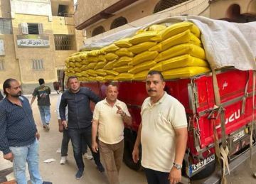 ضبط 2.5 طن تقاوي قمح مجهولة المصدر في كفر صقر بـ الشرقية