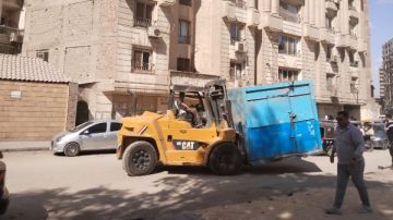 محافظة الجيزة ترفع كفاءة مدخل المجزر الآلي وتنهي التكدسات المرورية باللبيني