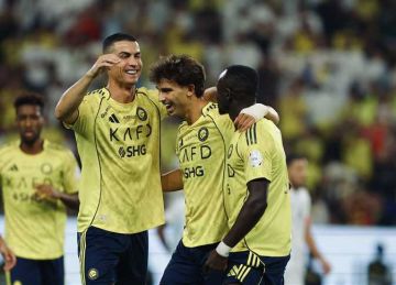 ملخص مباراة النصر ضد الفتح في الدوري السعودي.. هاتريك فيليكس وصاروخ رونالدو (فيديو) ملخص مباراة النصر ضد الفتح في الدوري السعودي.. هاتريك فيليكس وصاروخ رونالدو (فيديو)