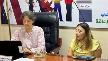 المشرف العام على القومي للأشخاص ذوي الإعاقة تستقبل وفد من الاتحاد الأوروبي