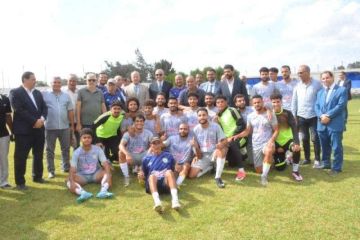 محافظ الغربية يفتتح الملعب الخماسي المطور في نادي اتحاد بسيون