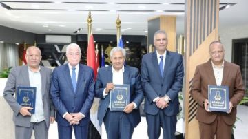 توقيع بروتوكول لاستكمال المبنى الإضافي لمدرسة الصداقة الجديدة بأسوان