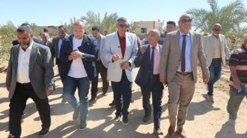 محافظ الجيزة يتفقد إنشاءات المدرسة الزراعية الثانوية بالواحات البحرية محافظ الجيزة يتفقد إنشاءات المدرسة الزراعية الثانوية بالواحات البحرية