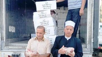 توزيع 2طن لحوم من وزارة الأوقاف على الأسر الأكثر إحتياجا بأسوان توزيع 2طن لحوم من وزارة الأوقاف على الأسر الأكثر إحتياجا بأسوان