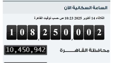 خلال 60 يوما.. مصر تسجل ربع مليون نسمة زيادة في عدد سكانها خلال 60 يوما.. مصر تسجل ربع مليون نسمة زيادة في عدد سكانها