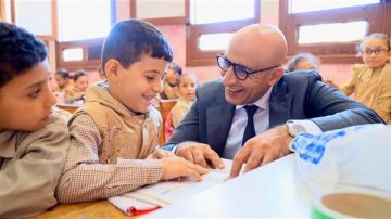 زيارة مفاجئة لوزير التعليم لعدد من المدارس بالفيوم لمتابعة سير العملية التعليمية