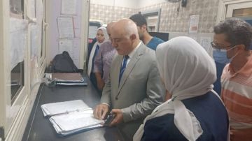 وكيل صحة القليوبية يتفقد سير العمل بمستشفى حميات طوخ