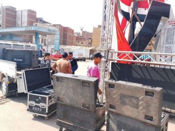 بدء أعمال تزيين ميدان النصب التذكاري بتلا بالمنوفية احتفالا بافتتاح المتحف الكبير بدء أعمال تزيين ميدان النصب التذكاري بتلا بالمنوفية احتفالا بافتتاح المتحف الكبير