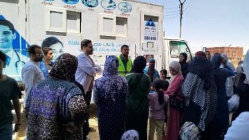 توقيع الكشف الطبي على 250 مواطنا وصرف العلاج مجانا بقرية أبوحسان بالإسماعيلية