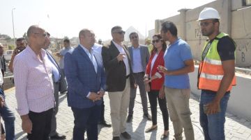 محافظ الجيزة يتفقد ميدانيا كفاءة الطرق والمسارات المؤدية الي المتحف المصري الكبير