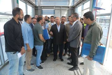 وزير النقل يتفقد المحاور الرئيسية المؤدية للمتحف المصري الكبير وزير النقل يتفقد المحاور الرئيسية المؤدية للمتحف المصري الكبير