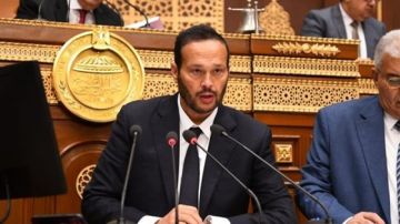 النائب محمد حلاوة يؤدى اليمين بالجلسة الافتتاحية لمجلس الشيوخ النائب محمد حلاوة يؤدى اليمين بالجلسة الافتتاحية لمجلس الشيوخ