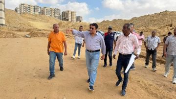 تكثيف الأعمال بمشروع سكن مصر أرض المعارض المرحلة الثالثة بمدينة القاهرة الجديدة