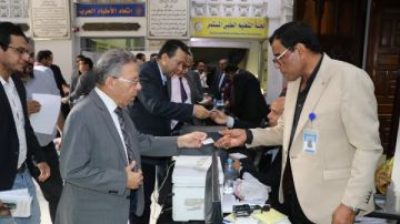 غلق صناديق الاقتراع وبدء الفرز بانتخابات التجديد النصفي لنقابة الأطباء غلق صناديق الاقتراع وبدء الفرز بانتخابات التجديد النصفي لنقابة الأطباء