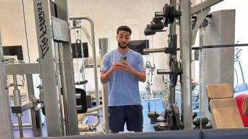 محمد عبد المنعم يخطف الأضواء في أحدث ظهور من الچيم