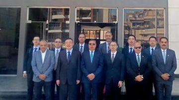 وفد صيني يبحث التعاون مع اقتصادية قناة السويس في مجالات تشغيل الموانئ وفد صيني يبحث التعاون مع اقتصادية قناة السويس في مجالات تشغيل الموانئ