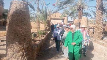 إقبال كبير من زوار واحة سيوة بمكتبة مصر العامة ومتحف البيت السيوي