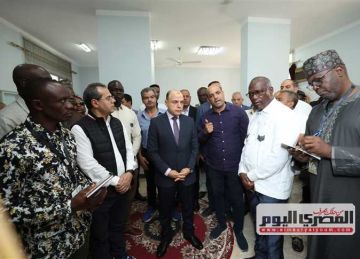 وفود منتدى الأرز الأفريقي داخل محطة سخا بكفر الشيخ للاطلاع على أحدث تقنيات الزراعة