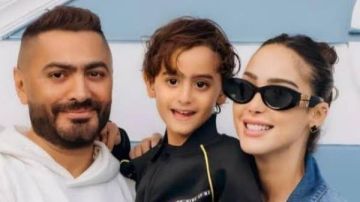 ربنا يحفظك يا حبيبي.. تامر حسني يهنئ ابنه بعيد ميلاده ربنا يحفظك يا حبيبي.. تامر حسني يهنئ ابنه بعيد ميلاده