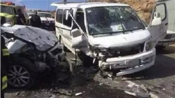 مصرع شخص وإصابة 27.. تفاصيل حادث تصادم مروع على طريق الزعفرانة رأس غارب مصرع شخص وإصابة 27.. تفاصيل حادث تصادم مروع على طريق الزعفرانة رأس غارب