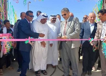 افتتاح مدرسة الشوحط الثانوية ببئر العبد