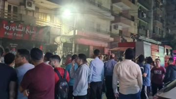 السيطرة على حريق هائل بمطعم شهير في طنطا