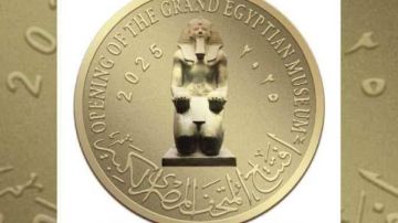 إصدار عملات تذكارية ذهب وفضة بمناسبة افتتاح المتحف المصري الكبير شاهد