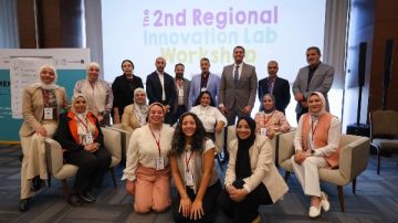 استعراض التجربة المصرية في الحماية الاجتماعية بورش مختبر الابتكار الإبداعي