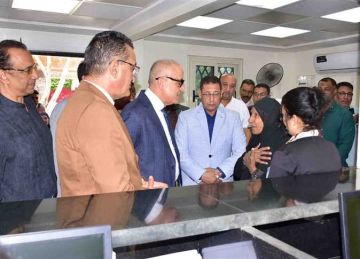 افتتاح سوق اليوم الواحد بمدينة طيبة الجديدة في محافظ الأقصر