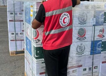 100 طن.. مطار العريش يستقبل طائرة مساعدات باكستانية لصالح غزة