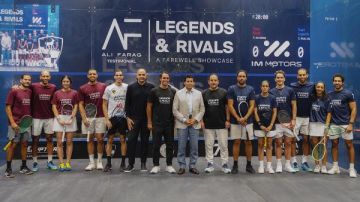 أندية وادي دجلة تكرم علي فرج وتطلق اسمه على أحد ملاعب الإسكواش أندية وادي دجلة تكرم علي فرج وتطلق اسمه على أحد ملاعب الإسكواش