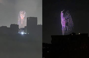 مفاجأة في سماء القاهرة.. ظهور لافت للملك الذهبي مع اقتراب الحفل التاريخي (صور فيديو)