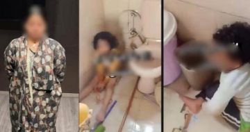  مفيش رحمة في قلبها .. سيدة تعتدي بالضرب على طفليها بالغربية