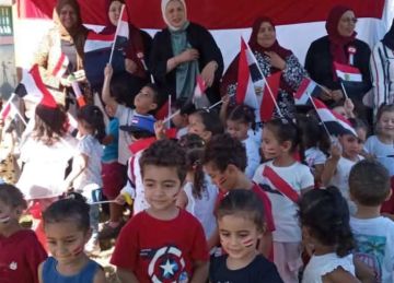 بأعلام مصر.. أطفال الإسماعيلية يحتفلون بنصر حرب أكتوبر (صور) بأعلام مصر.. أطفال الإسماعيلية يحتفلون بنصر حرب أكتوبر (صور)