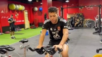 لقطات من عودة إمام عاشور لمران الأهلي اليوم