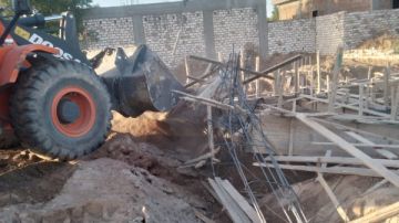 إزالة 14 حالة تعد على الأراضي وفك 2 شدة خشبية بغرب الأقصر