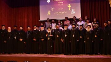 ختام مهرجان الألحان والطقس واللغة القبطية بالمعادي بحضور الأنبا دانيال