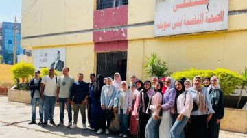 طلاب برنامج علم النفس الإكلينيكي بجامعة بني سويف الأهلية في زيارة ميدانية لمستشفى الصحة النفسية طلاب برنامج علم النفس الإكلينيكي بجامعة بني سويف الأهلية في زيارة ميدانية لمستشفى الصحة النفسية