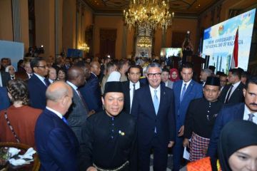 وزير التموين يشارك في احتفالية سفارة ماليزيا باليوم الوطني