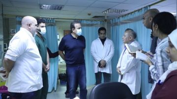 وزير الصحة يجري جولة مفاجئة بمستشفى منشية البكري العام ويوجه بسرعة توفير شبكة إنترنت بوحدة الرعاية