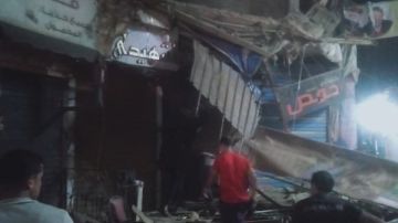 إصابة شخصين في انهيار بلكونة عقار بالشرقية