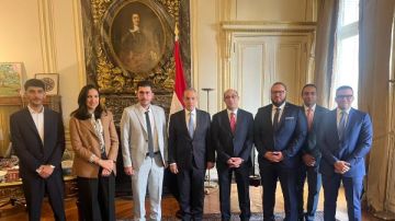 وزير الخارجية يشهد مراسم تدشين الموقع الالكترونى الجديد للقنصلية العامة لمصر فى باريس صور